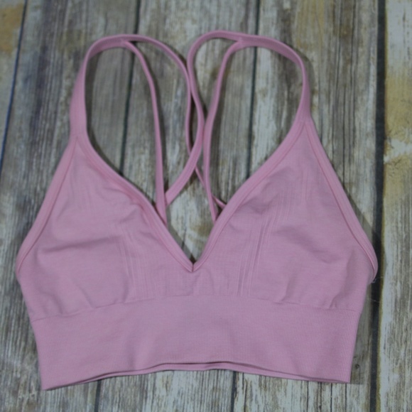 lululemon athletica Other - Lululemon V Neck Sports Bra Strappy Back Yoga Run
